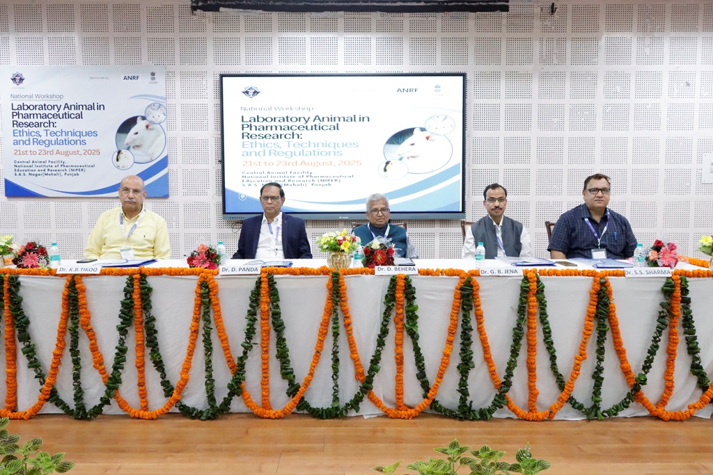 National Workshop on “Laboratory Animal in Pharmaceutical Research: Ethics, Techniques and Regulations” (August 21-23, 2025)