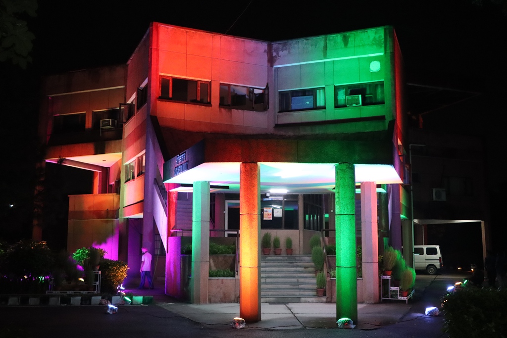 NIPER Campus pictures: Night before Independence day-2025