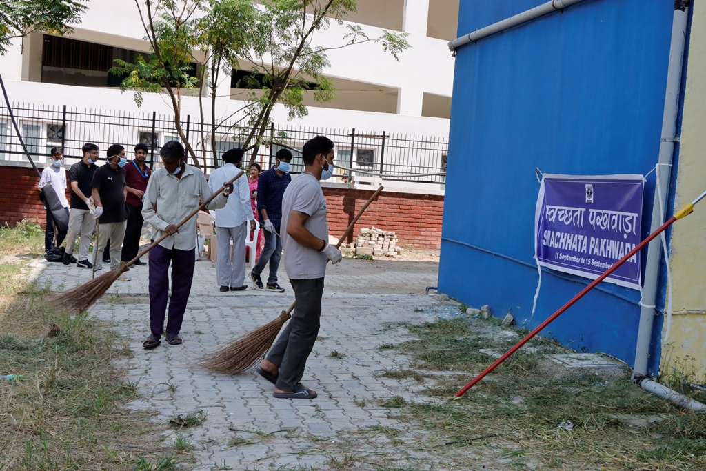 Cleanliness Drive at Civil Hospital, Phase-6, Mohali during #SwachhtaPakhwada2025 (September 9, 2025)