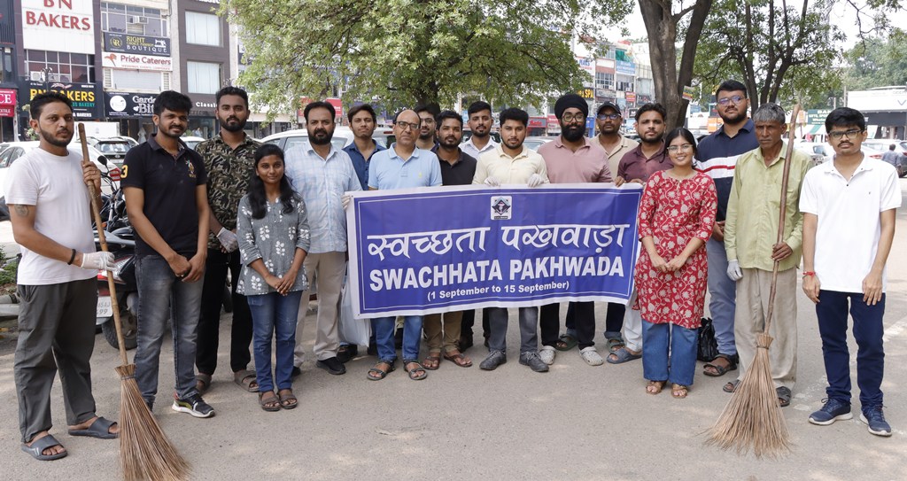 Cleanliness Drive at Phase-10 Market during #SwachhtaPakhwada 2025 (September 8, 2025)