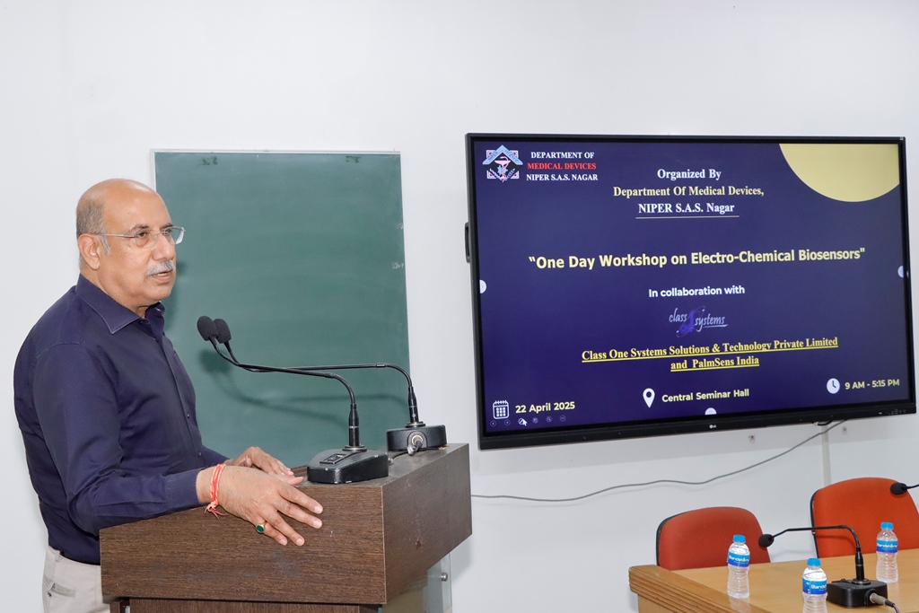 One Day Workshop on Electro-Chemical Biosensors (April 22, 2025)
