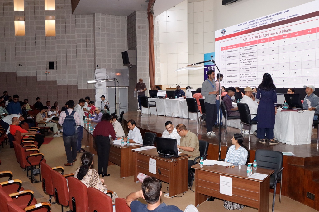 Day-4 of NIPER JEE-2025 Counselling (July 20, 2025)