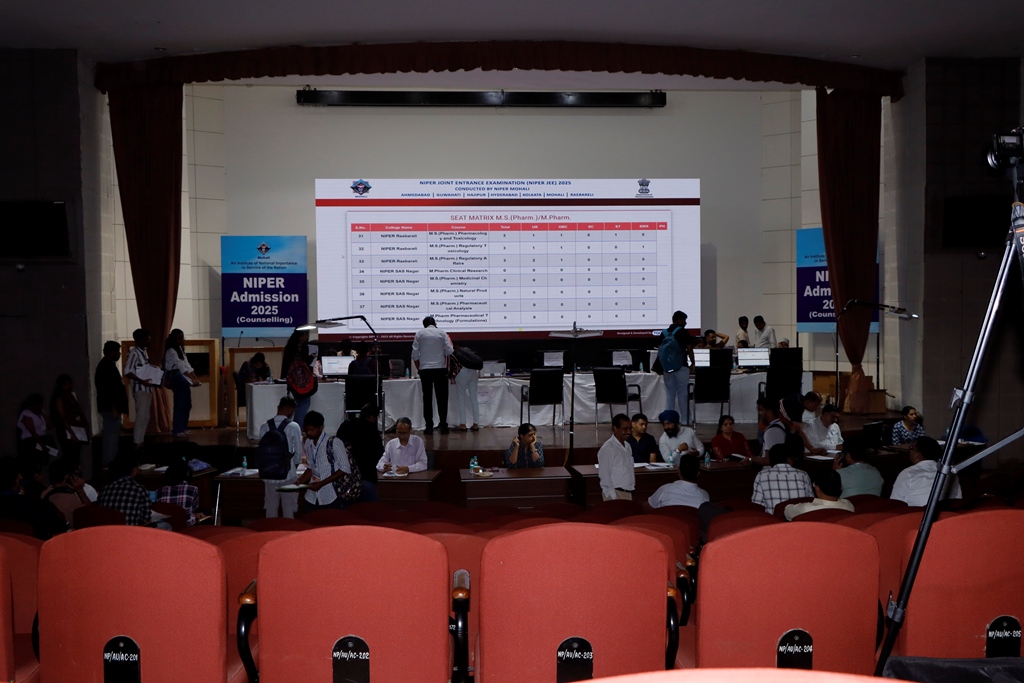 Day-7 of NIPER JEE-2025 Counselling (July 23, 2025)